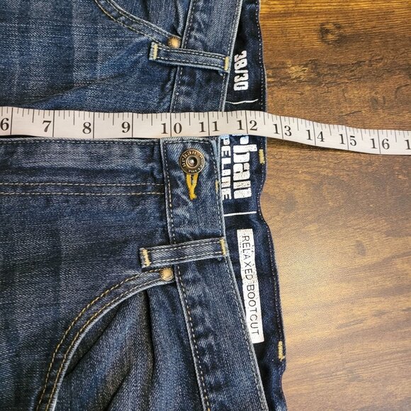 Urban Pipeline Jeans 38x30 Measures 36x30 Relaxed Bootcut Medium Dark Western - Picture 8 of 10